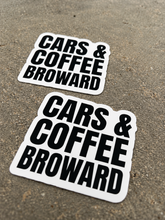 Load image into Gallery viewer, Cars and Coffee Broward OG Logo Sticker
