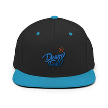 Load image into Gallery viewer, DreamFest Snap Back Hat Black/Teal
